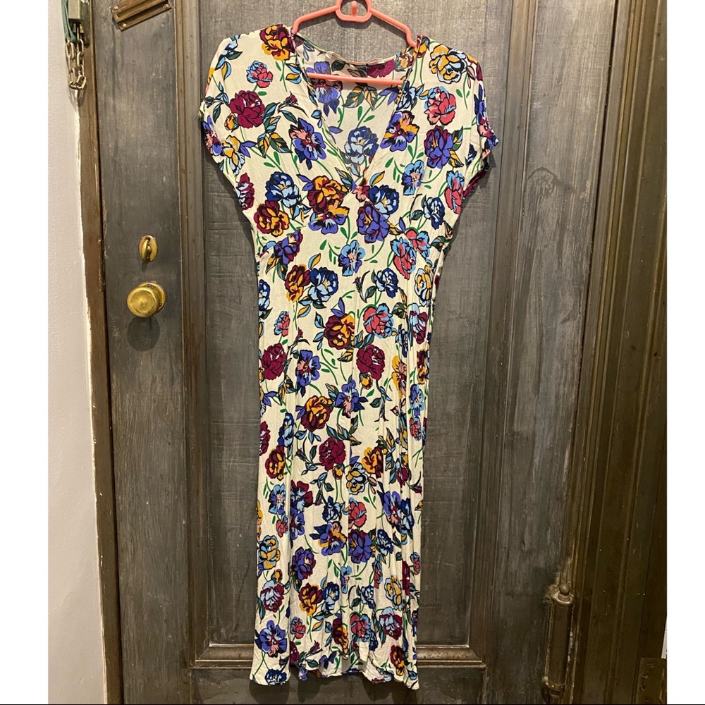 Zara floral dress